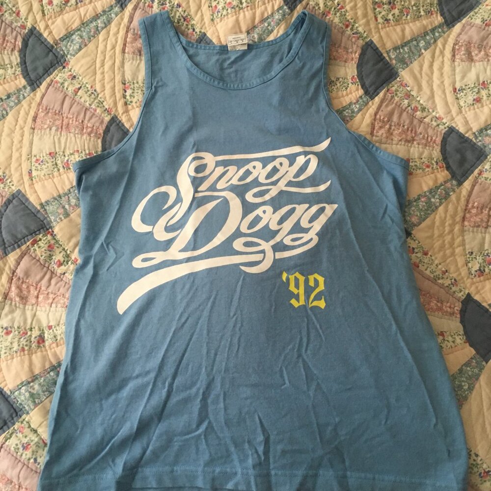 Vintage Snoop Dogg '92 tank top or muscle tee (unisex size XS, S, M, or L) - Picture 3 of 10